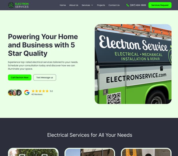 Electrician Website